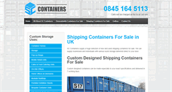 Desktop Screenshot of buy-containers.co.uk