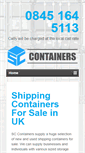 Mobile Screenshot of buy-containers.co.uk