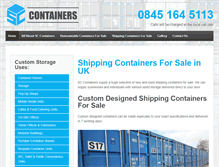 Tablet Screenshot of buy-containers.co.uk